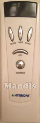 Comando à distância original HYUNDAI HYD16VLSEASON