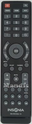 Comando &agrave; dist&acirc;ncia original INSIGNIA NS-RC03A-13