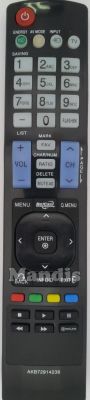 Comandos à Distância para LG MI-AKB72914238