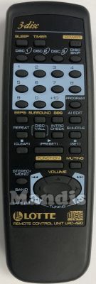 Comando &agrave; dist&acirc;ncia original LOTTE LRC-420