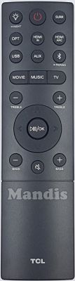 Comando à distância original TCL RC81T0001 (MA06TS8TSPN18RC1)