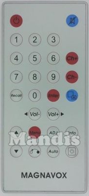 Comando à distância original MAGNAVOX DRMCT007T8
