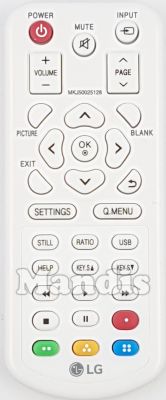 Comando à distância original LG MKJ50025128