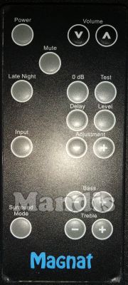 Comando &agrave; dist&acirc;ncia original MAGNAT 5100