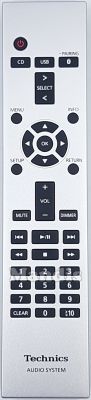 Comando &agrave; dist&acirc;ncia original TECHNICS N2QAYA000114