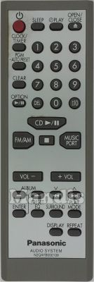 Comando à distância original PANASONIC N2QAYB000109
