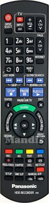 Comando à distância original PANASONIC HDD Recorder IR6 (N2QAYB000780)