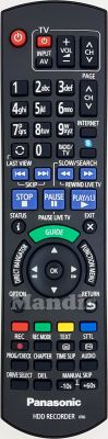Comando à distância original PANASONIC HDD Recorder IR6 (N2QAYB000914) Comando à distância original PANASONIC HDD Recorder IR6 (N2QAYB000914)