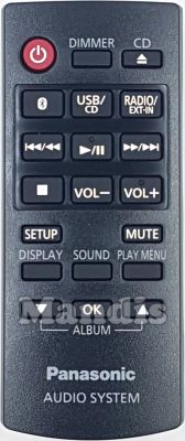 Comando à distância original PANASONIC Audio System (N2QAYB001149)