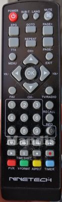Comando &agrave; dist&acirc;ncia original NINETECH NT-TNT-TECHNHD200