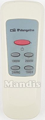 Comando &agrave; dist&acirc;ncia original ORBEGOZO ORBEG001