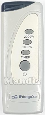 Comando à distância original ORBEGOZO ORBEG002