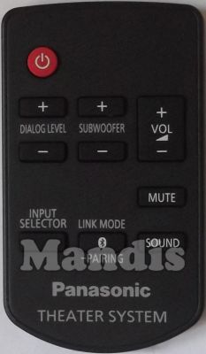 Comando à distância original PANASONIC N2QAYC000083