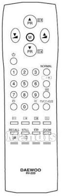 Comando à distância original DAEWOO R-22D05 (48B3822D05)