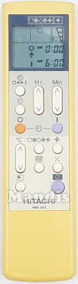 Comando &agrave; dist&acirc;ncia original HITACHI RAR-24Z