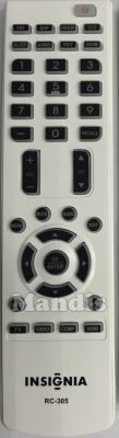 Comando &agrave; dist&acirc;ncia original INSIGNIA RC-305 (098GRASWBNEBYA)