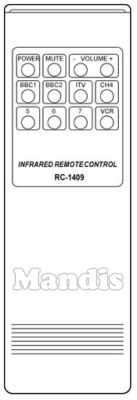 Comando &agrave; dist&acirc;ncia original AMSTRAD RC1409