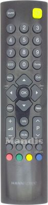 Telecomando Universale Compatibile Con Hannspree RC00246P - Ergonomico E Funzionale