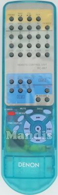 Comando à distância original DENON RC867