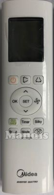 Comando &agrave; dist&acirc;ncia original MIDEA RG58NB2H