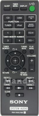 Comando à distância original SONY RM-AMU186
