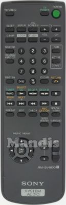 Comando à distância original SONY RM-SV4800