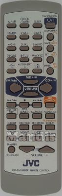 Comando à distância original JVC RM-SNXMD1R