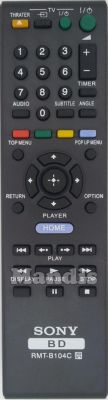 Comando à distância original SONY RMT-B104C