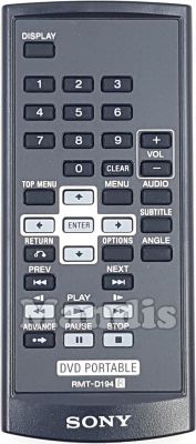 Comando à distância original SONY RMT-D194