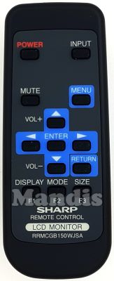 Comando à distância original SHARP RRMCGB150WJSA