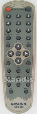 Comando &agrave; dist&acirc;ncia original ANSONIC SDG-30H