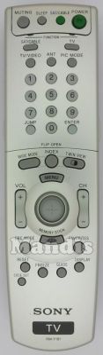 Comando à distância original SONY RM-Y191 (147793612)
