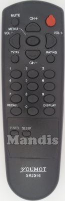 Comando &agrave; dist&acirc;ncia original YOUMOT SR2016