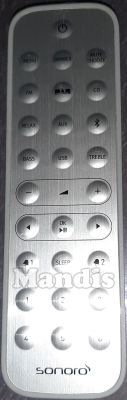 Comando &agrave; dist&acirc;ncia original SONORO SO-RC123