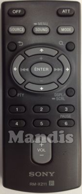 Comando à distância original SONY RM-X211 (148981022)