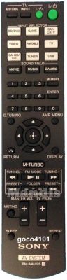 Comando à distância original SONY RM-AAU135 (149017111)