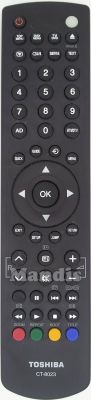 Comando &agrave; dist&acirc;ncia original TOSHIBA CT-8023 (75025166)