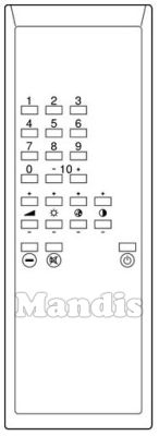 Comando &agrave; dist&acirc;ncia original AMPLIVISION TP 600