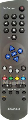 Comando à distância original GRUNDIG Tele Pilot 807 C (296420611700)