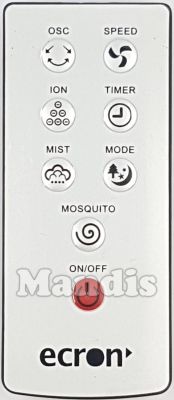 Comando à distância original ECRON TSP40 EA