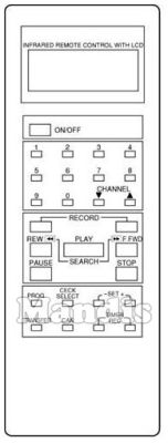 Comando &agrave; dist&acirc;ncia original AMSTRAD VC 121 E