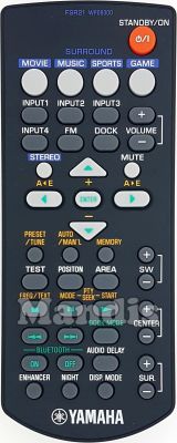 Comando à distância original YAMAHA FSR21 (WP083000)