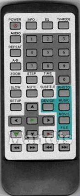 Comando à distância original WOXTER ICase35Player