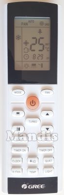 Comando &agrave; dist&acirc;ncia original GREE YACIFBI