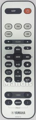Comando &agrave; dist&acirc;ncia original YAMAHA WY92710 (WY927100)