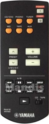 Comando à distância original YAMAHA RAX15 (WF676200)