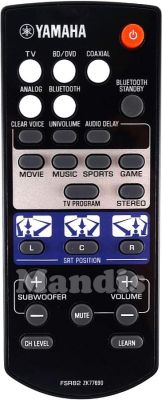 Comando à distância original YAMAHA FSR82 (ZK776900)