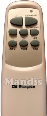 Comando à distância original ORBEGOZO RCM 8225