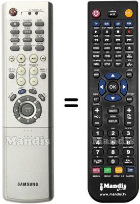 Comandos à distância equivalente Samsung AH59-01323B Comandos à distância equivalente Samsung AH59-01323B