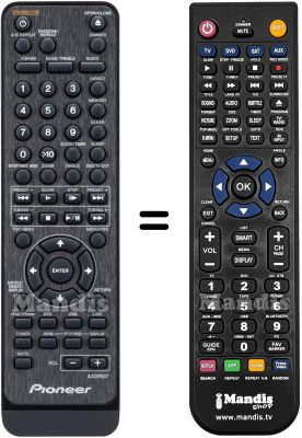 Comandos à distância equivalente AXD7637